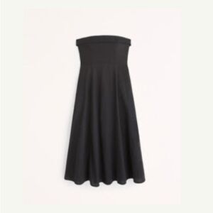 Abercrombie & Fitch Black Strapless Dress